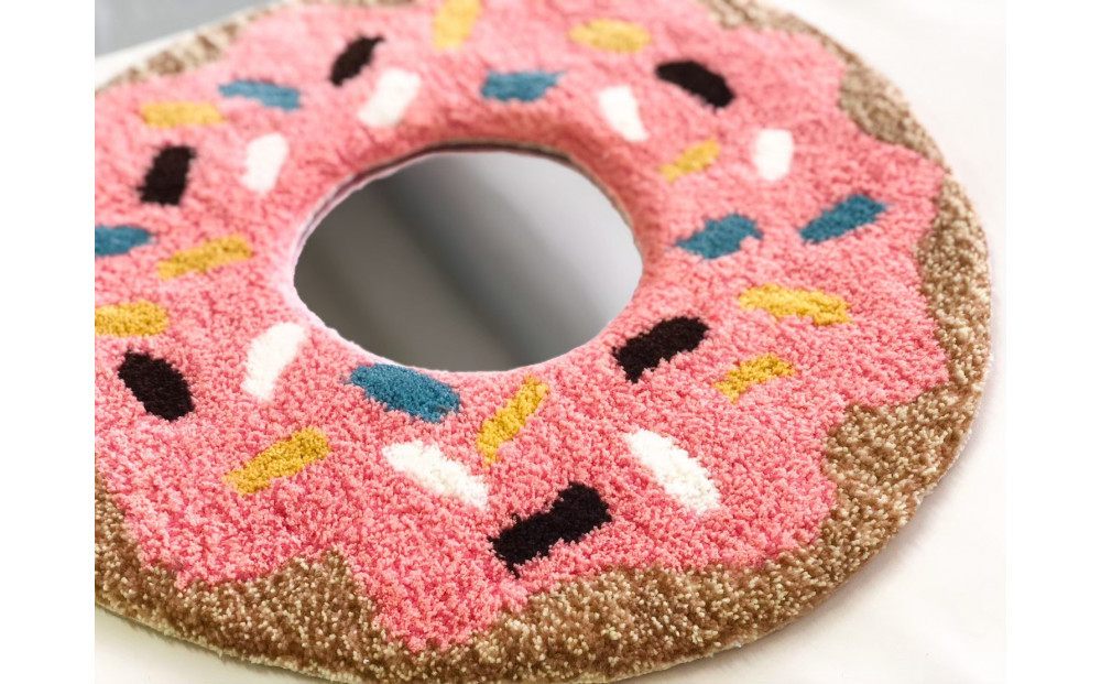 《ミラー 50cm×60cm》タフティング体験【4時間コース】