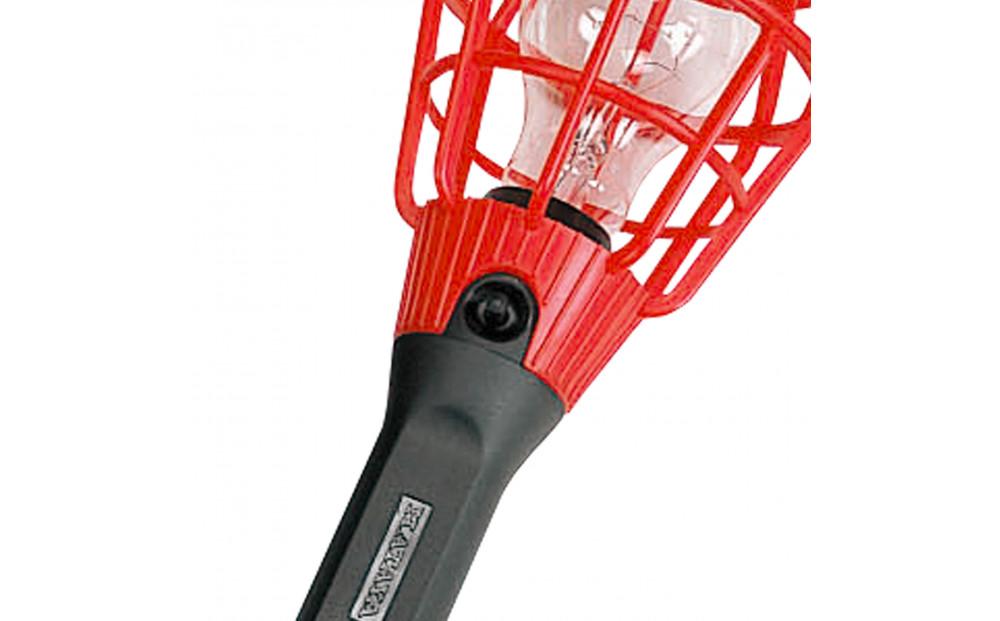 屋内用60W耐震電球付ホームハンドランプ ILI-5＜レッド＞