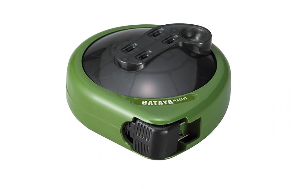 屋内用ホームリール  電線2ｍ巻  マッキュロ MQ-2＜オリーブグリーン＞