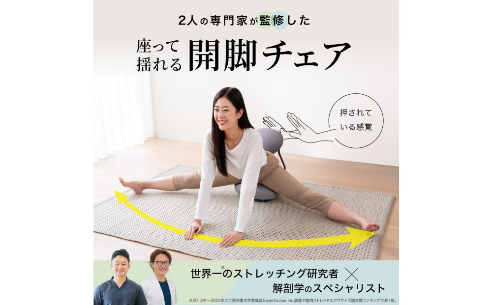 Re STReTCH　開脚チェア 【ネイビー】