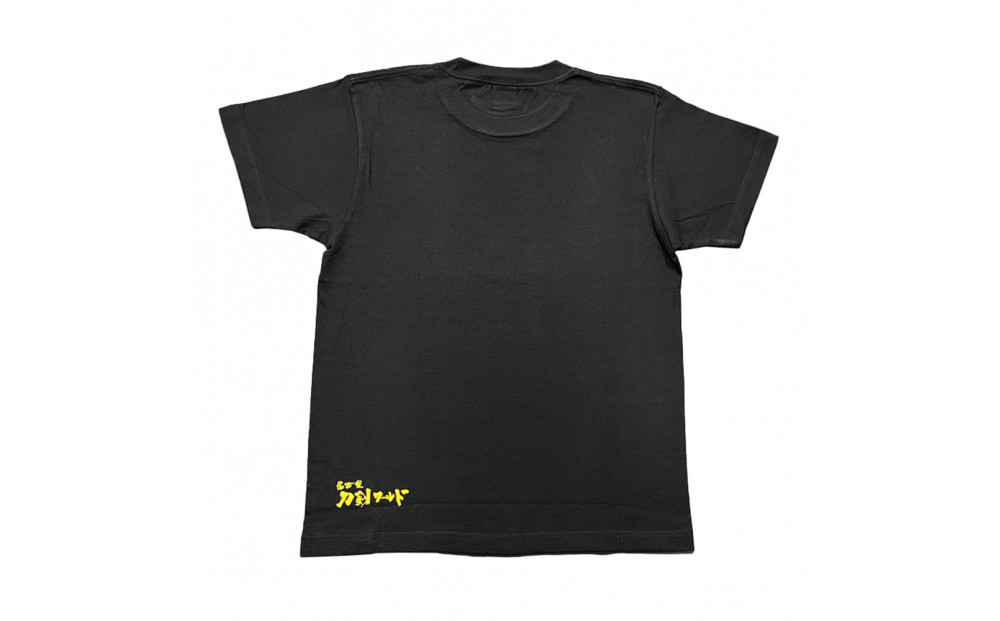 オリジナル【三英傑家紋Tシャツ】Lサイズ（ブラック）／名古屋刀剣博物館