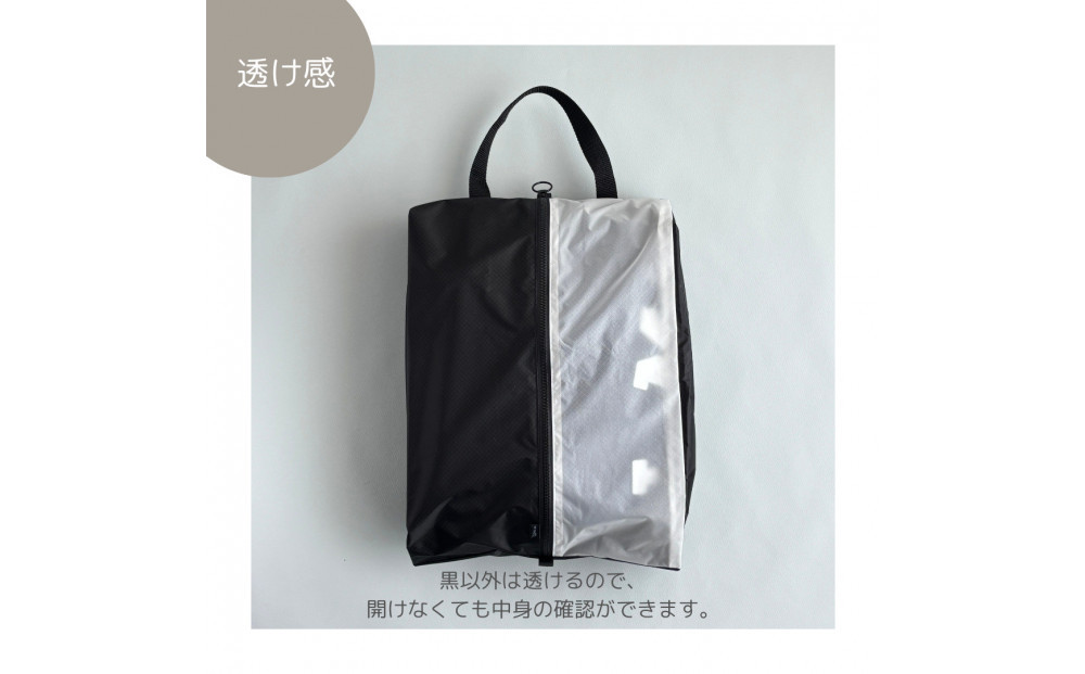 【Lサイズ・白】軽量ナイロン登山靴ケース　　シューズケース　着替えポーチ　旅行用　アウトドア　ショートブーツ