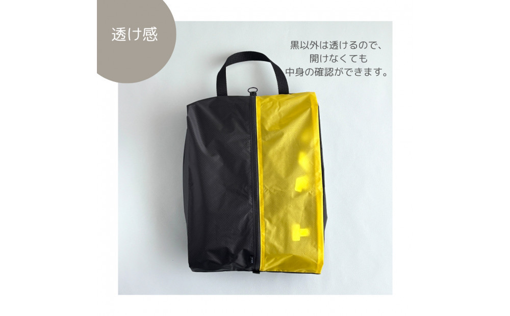 【Lサイズ・黄色】軽量ナイロン登山靴ケース　　シューズケース　着替えポーチ　旅行用　アウトドア　ショートブーツ