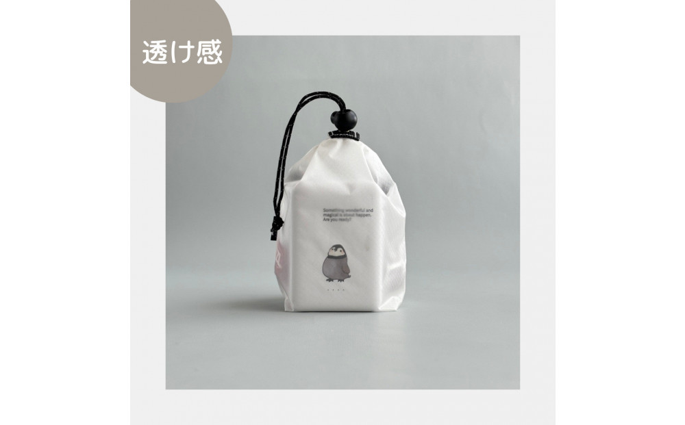 【XS 0.5L・白】　手のひらサイズの軽量ナイロン巾着袋