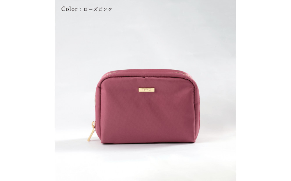 Y-STYLE 魔法の収納ポーチ Mサイズ【ローズピンク】