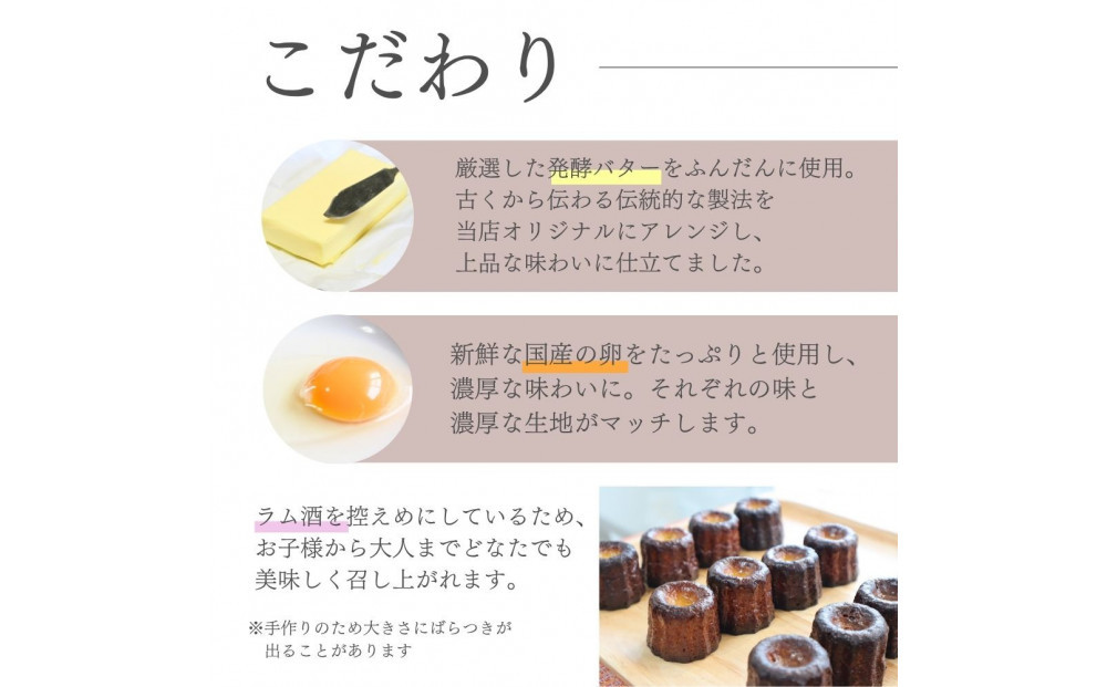 【星が丘カヌレ プレーン10個入り】フランスの焼き菓子 スイーツ 美味しい おすすめ 冷凍 愛知県 人気 高級