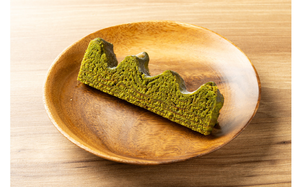 高級西尾抹茶使用！抹茶バウムクーヘンスティックタイプ　3本セット