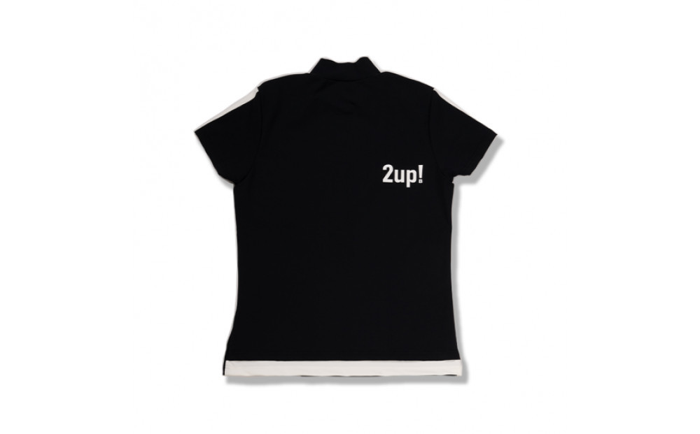 BUNCUREY　ゴルフウェア　半袖モックネック（BL23SS-02-507）ブラック／サイズ0