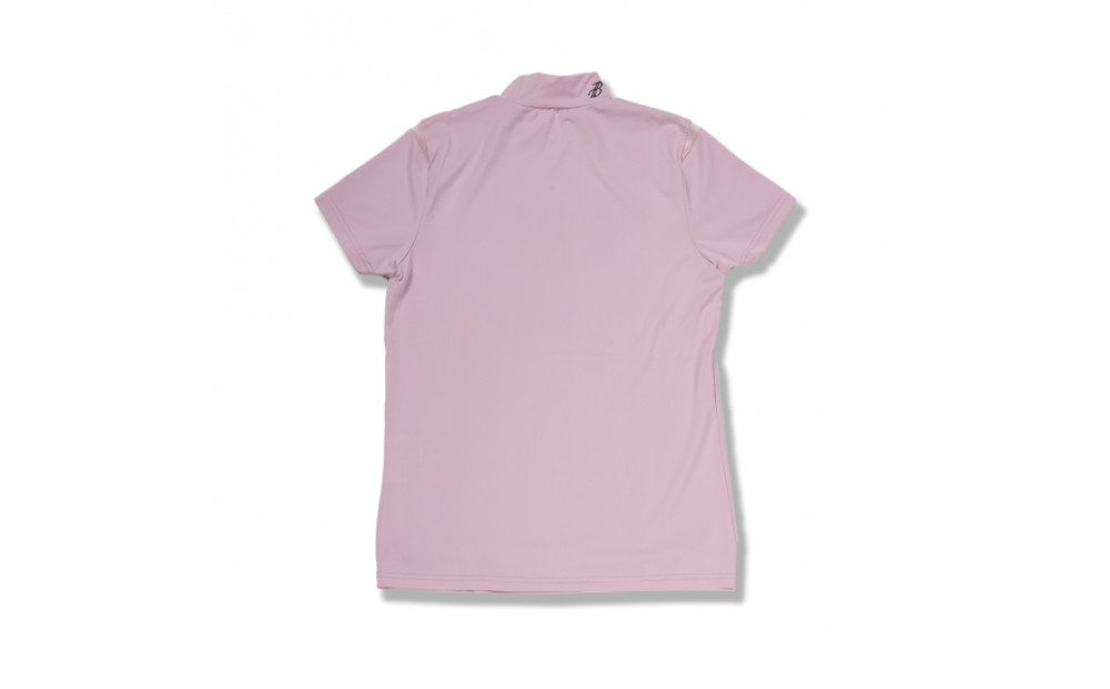 BUNCUREY　ゴルフウェア　半袖モックネック（BL23SS-02-508）ピンク／サイズ0