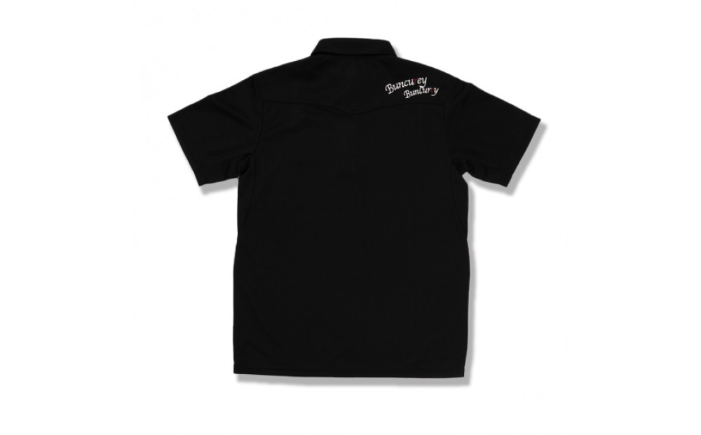 BUNCUREY　ゴルフウェア　半袖ポロシャツ（BM23SS-01-001）ブラック／サイズ5