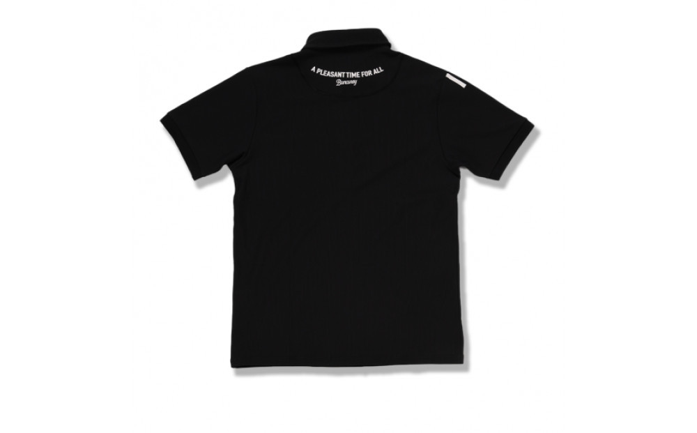BUNCUREY　ゴルフウェア　半袖ポロシャツ（BM23SS-01-003）ブラック／サイズ5