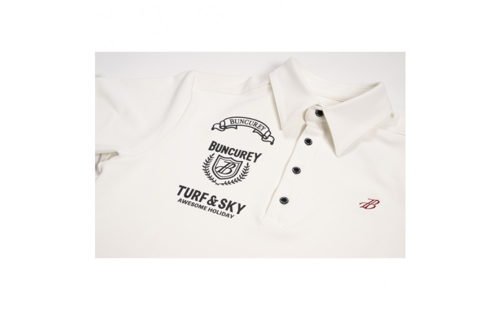 BUNCUREY　ゴルフウェア　ロゴポロシャツ（BM23SS-01-042）オフ／サイズ4