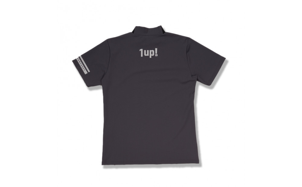 BUNCUREY　ゴルフウェア　半袖モックネック（BM23SS-02-044）グレー／サイズ5