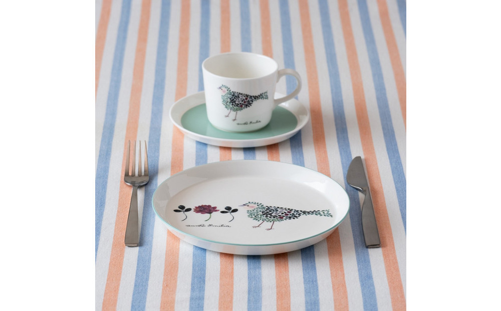 ナルミ アンナエミリア プレート(とり) 19cm 51950-5644P