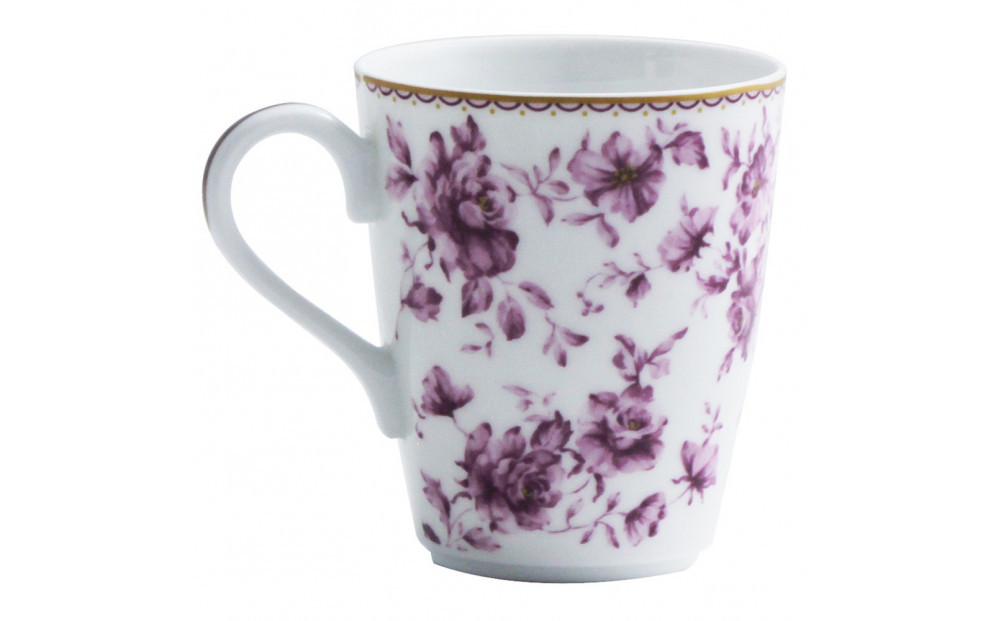 ナルミ  マグカップ(レッドフラワー) 300cc 41374-6152