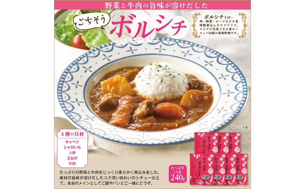 野菜が美味しいボルシチ　240g×7袋