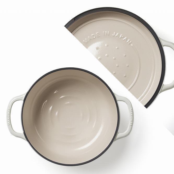 バーミキュラ ライスポット（シーソルトホワイト）【スマートパッケージ】 | 炊飯器 調理器具 キッチン用品 VERMICULAR 無水調理 低温調理 発酵 鋳物ホーロー鍋 日本製 白米 高級 おしゃれ IH調理器 ギフト プレゼント 人気 おすすめ 送料無料