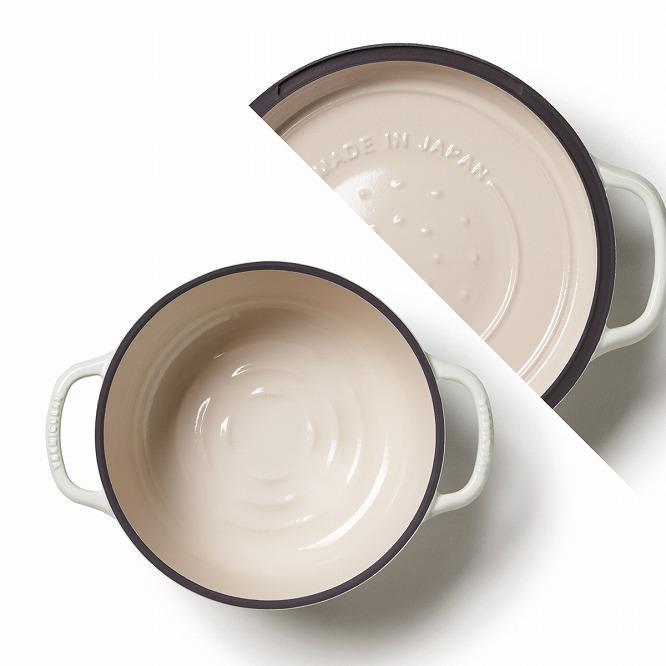 バーミキュラ ライスポットミニ（シーソルトホワイト）【スマートパッケージ】 |  炊飯器 調理器具 キッチン用品 VERMICULAR 無水調理 低温調理 発酵 鋳物ホーロー鍋 日本製 白米 高級 おしゃれ IH調理器 ギフト プレゼント 人気 おすすめ 送料無料