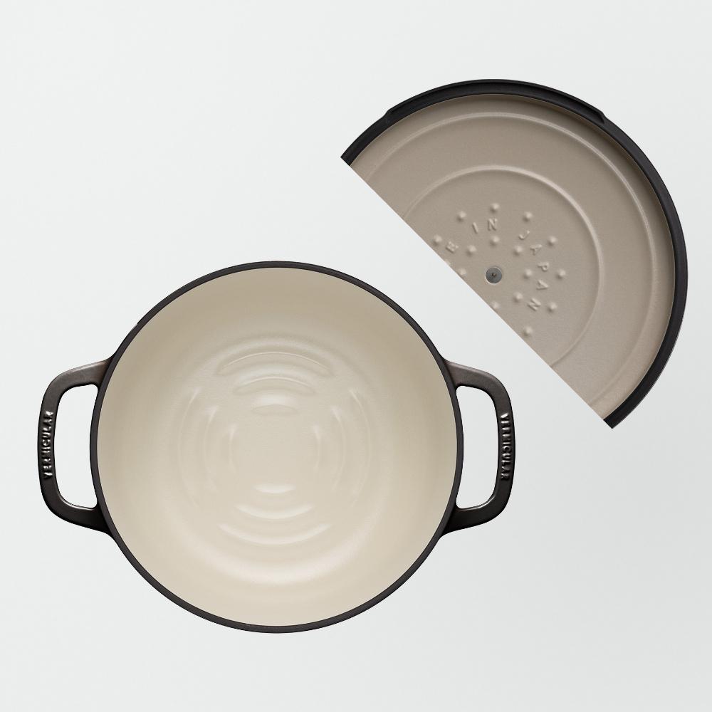 バーミキュラ オーブンポット2 22cm（ヘーゼルナッツブラウン） | 鍋 なべ ホーロー鍋 調理器具 キッチン用品 VERMICULAR ガス火 ガス IH IH対応 エナメル加工 高級感 おしゃれ 無水調理 煮込み 蒸し 焼き 長持ち ギフト プレゼント 人気 おすすめ 送料無料