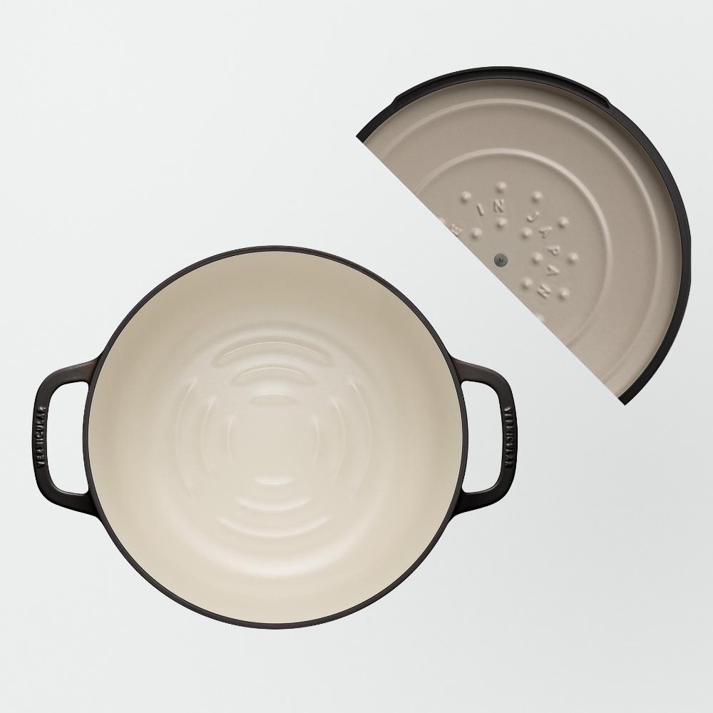 バーミキュラ オーブンポット2 26cm（ヘーゼルナッツブラウン） | 鍋 なべ ホーロー鍋 調理器具 キッチン用品 VERMICULAR ガス火 ガス IH IH対応 エナメル加工 高級感 おしゃれ 無水調理 煮込み 蒸し 焼き 長持ち ギフト プレゼント 人気 おすすめ 送料無料