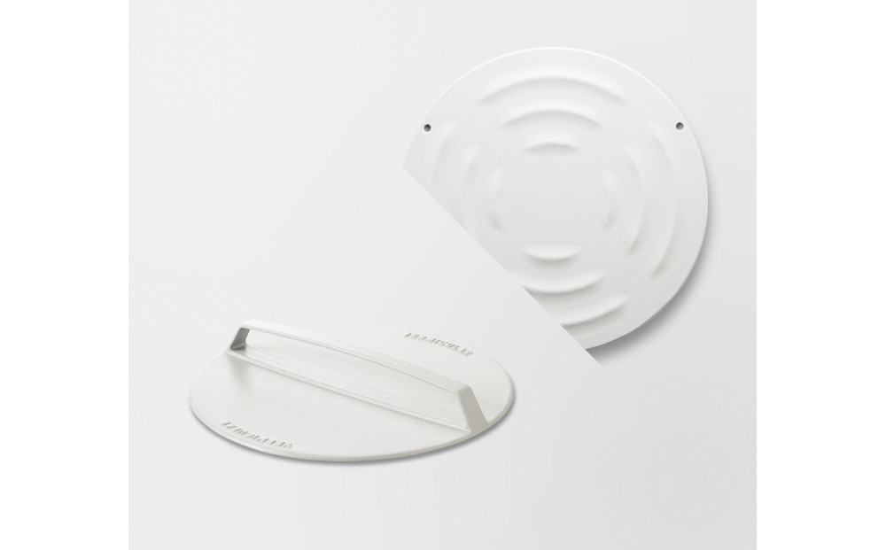 VERMICULAR YUKIHIRA 20cm ＆ドロップリッド＆専用ステンレスリッド（シーソルトホワイト） | 鍋 なべ 雪平鍋 調理器具 キッチン用品 VERMICULAR 鋳物ホーロー鍋 片手鍋 日本製 ガス火 ガス IH IH対応 和食 煮込み みそ汁 高級 おしゃれ ギフト プレゼント 人気 おすすめ 送料無料