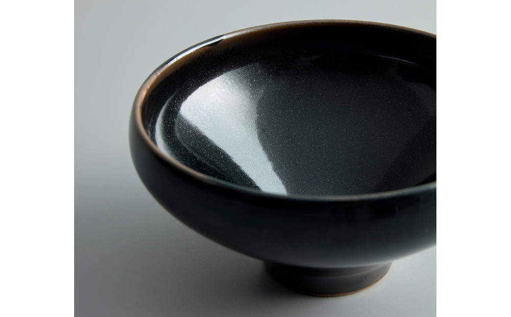 Tableware Deep Bowl Curveペアセット18cm 藍墨