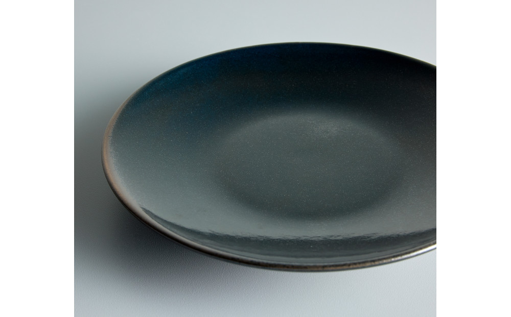 Tableware Flat Plateペアセット24cm 藍墨