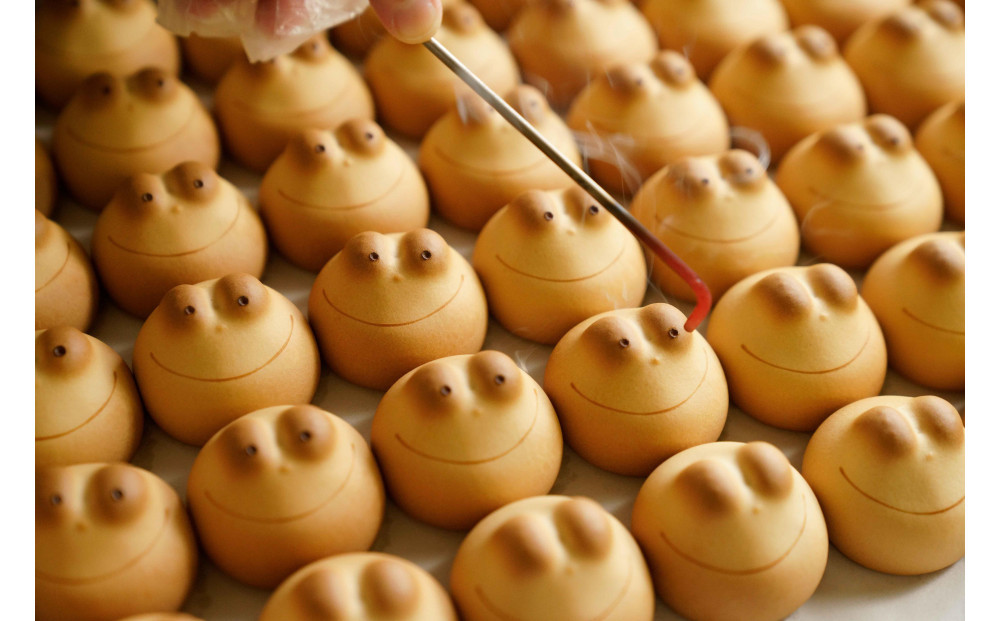 カエルまんじゅう　こしあん6個入×3箱