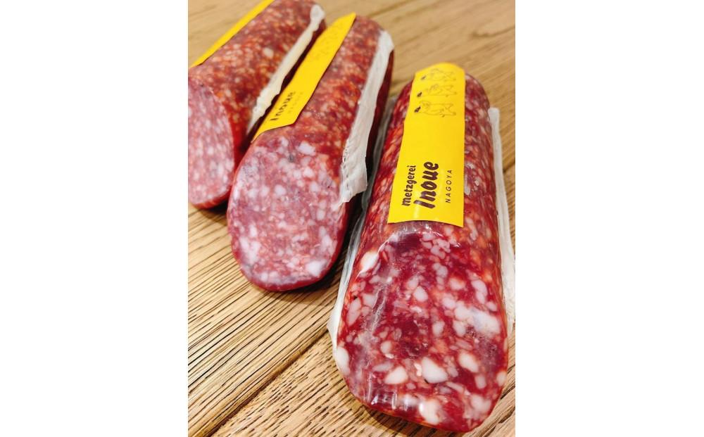 メツゲライ・イノウエ　ドイツサラミ　3人前