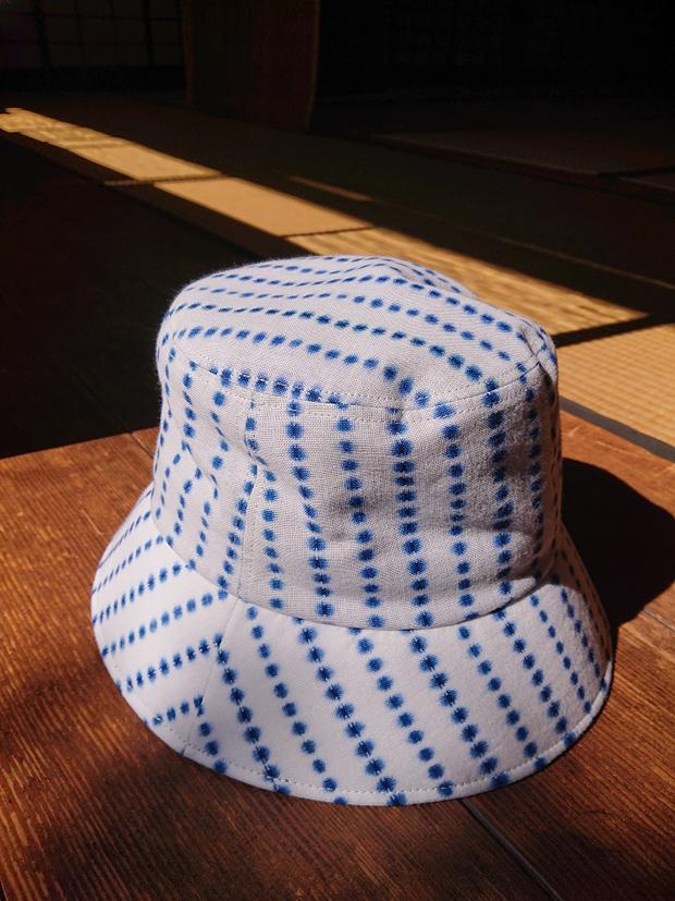豆絞り　クロッシェ帽子（レディース）