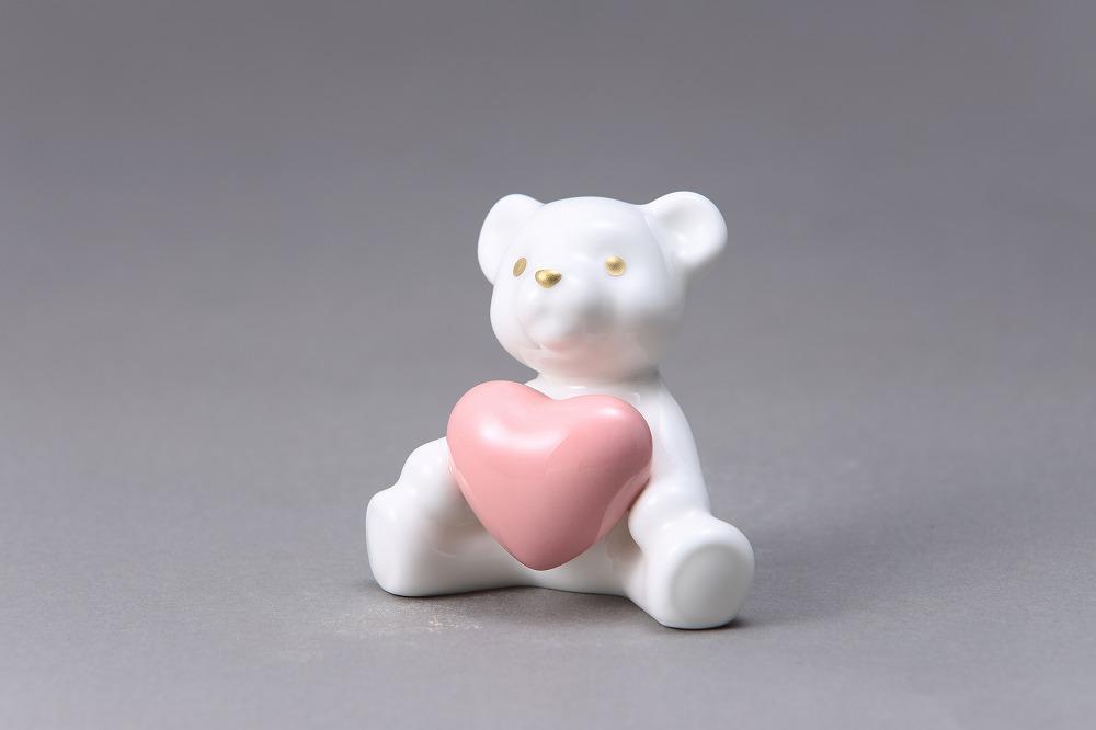 ノリタケの森ベアシリーズ　ハートベア　M072　K218