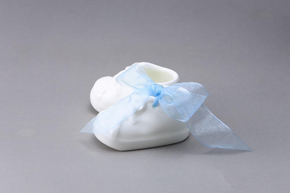 ノリタケの森オリジナル　置物 ベビーシューズ　M000　K189