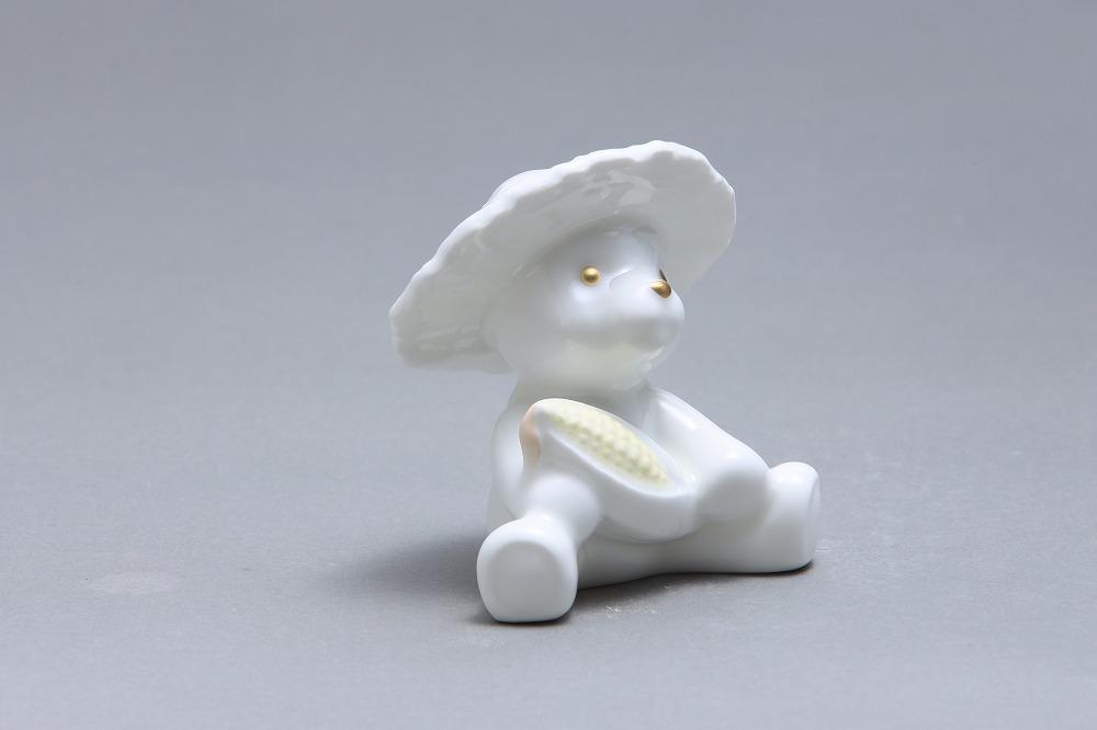 ノリタケの森ベアシリーズ　トウモロコシベア　M034　K084