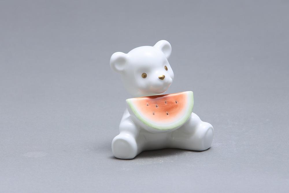 ノリタケの森ベアシリーズ　スイカベア　M035　K085