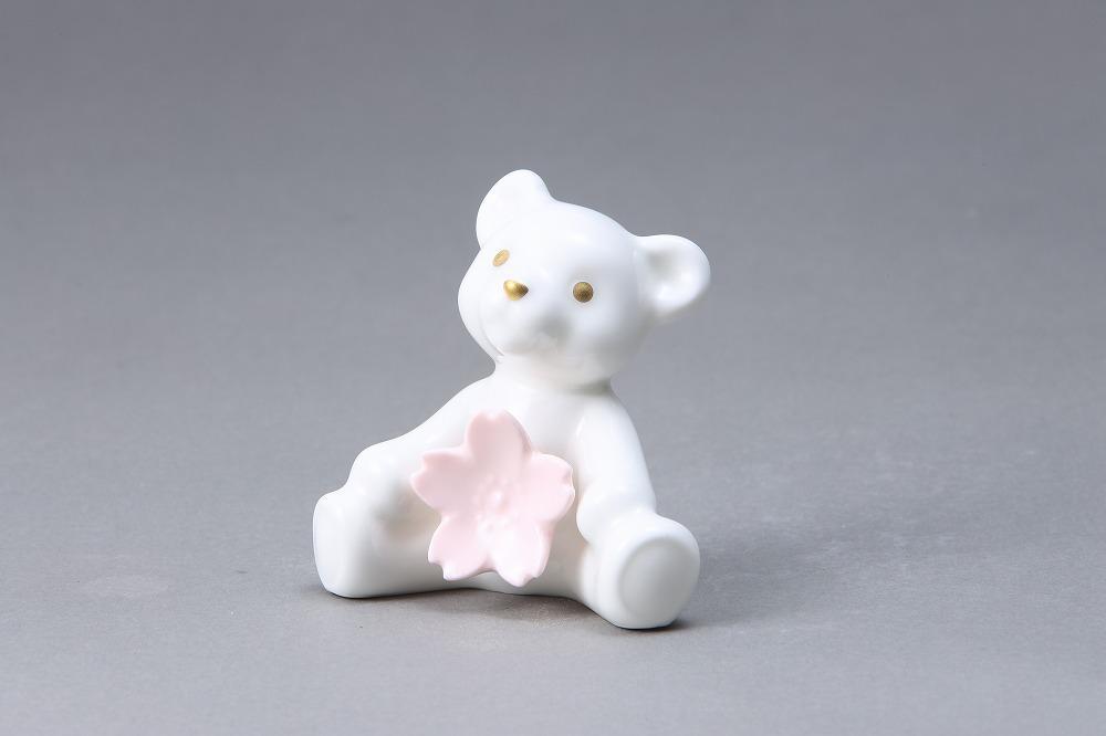 ノリタケの森ベアシリーズ　桜ベア　M041　K128