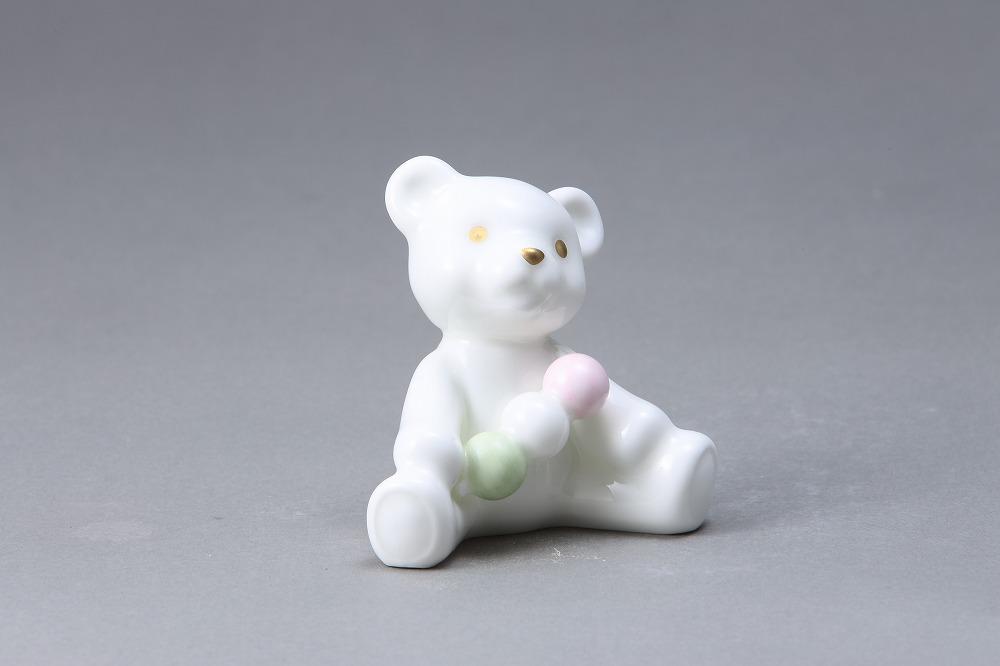 ノリタケの森ベアシリーズ　花より団子ベア　M042　K129