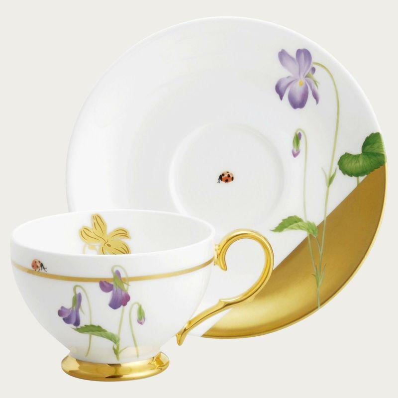 レディバグ　ティー・コーヒー碗皿セット6客　絵変り T772-16/N50787