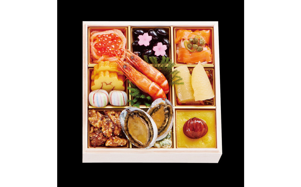 【12/30発送】【大丸・松坂屋厳選おせち　冥利】＜八百彦本店＞和風二段／２人前