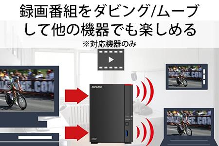 BUFFALO/バッファロー【高速モデル】リンクステーションLS720D ネットワークHDD 2ベイ 12TB/LS720D1202