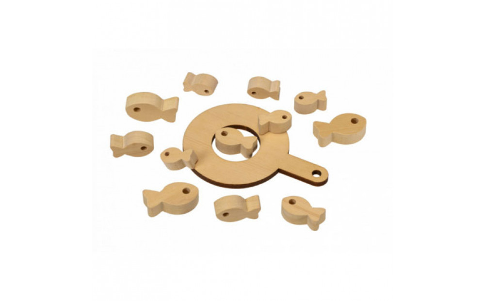 ＭＯＣＣＯ　プカプカ金魚すくい　木製玩具 木のおもちゃ 対象年齢３歳から