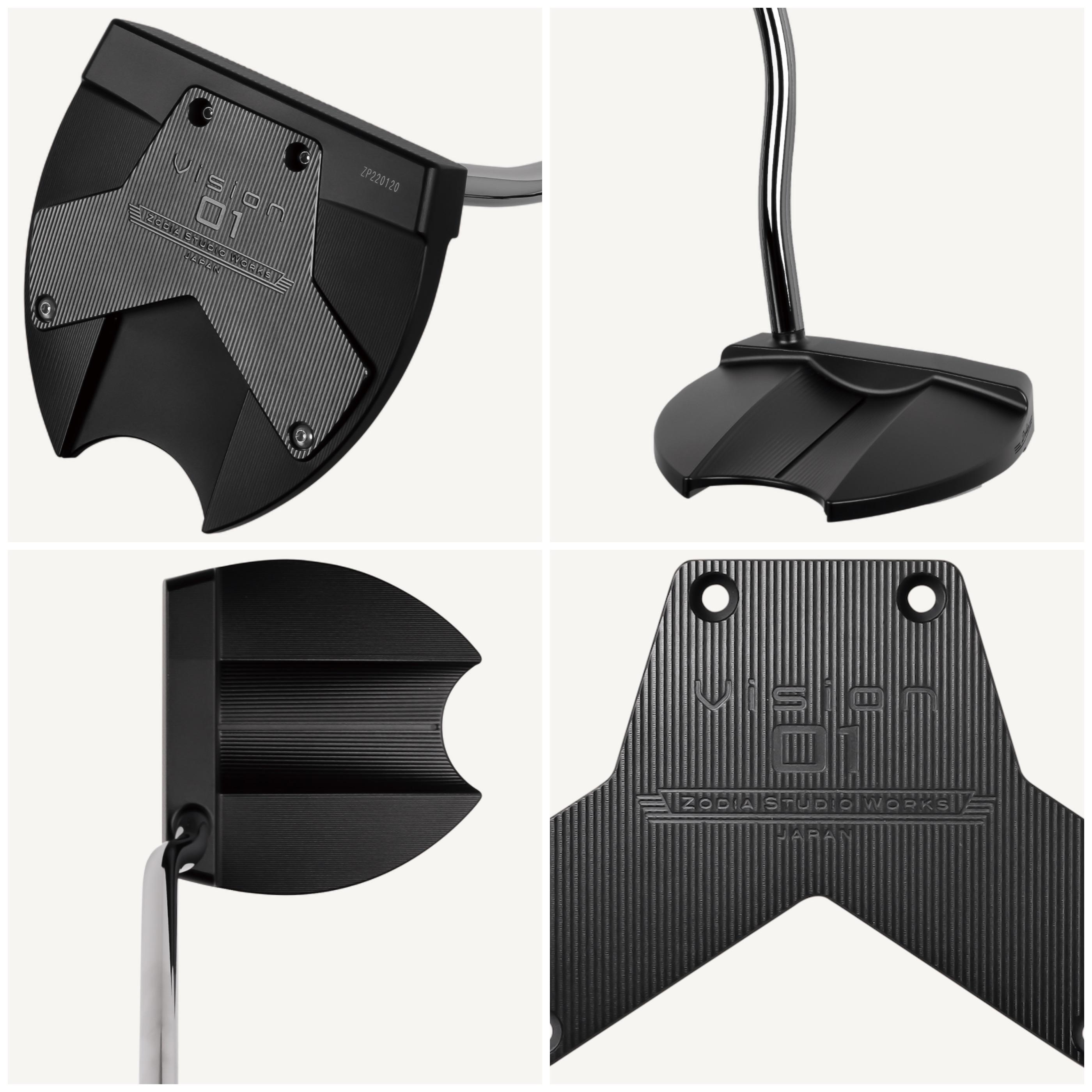 ゾディア（Zodia） パター Vision PUTTER  Vision01MODEL カラーBK シャフトインチ33.0
