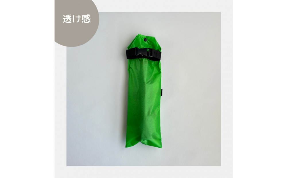 【緑】外付け折りたたみ傘ケース 傘ホルダー　折りたたみ傘カバー