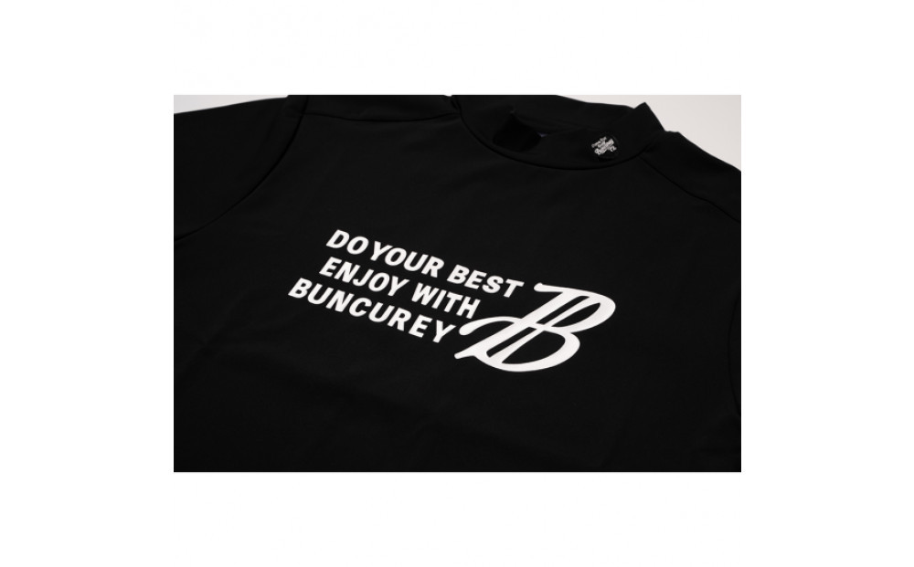 BUNCUREY　ゴルフウェア　バイカラー半袖モックネック（BM23SS-02-007）オフ／サイズ4