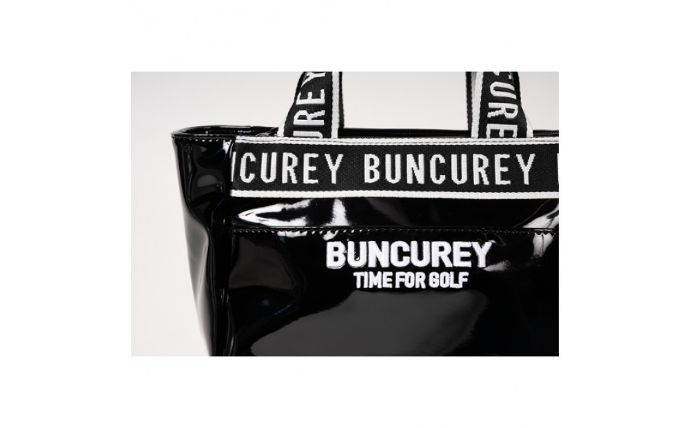 BUNCUREY　エナメルカートバック（BM23SS-17-037）〈ブラック〉