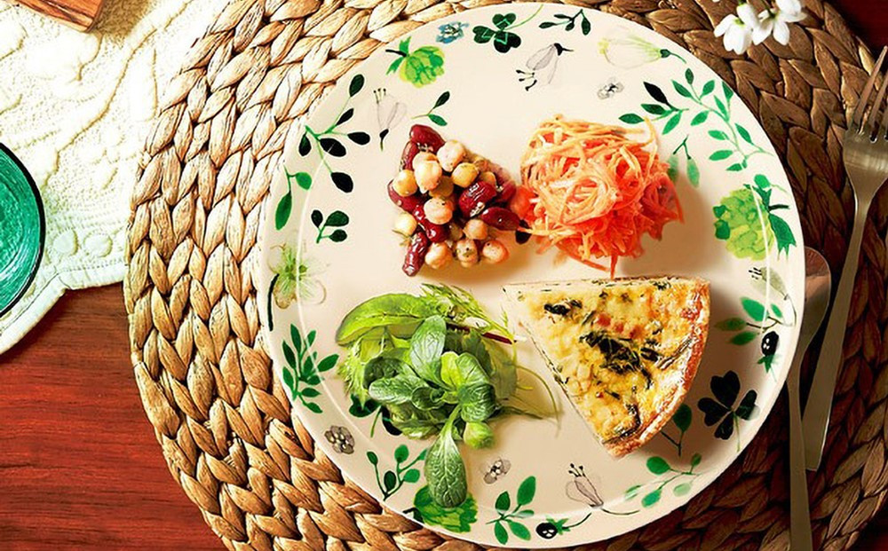 ナルミ アンナエミリア プレート(クローバーガーデン) 24cm 51854-5643P