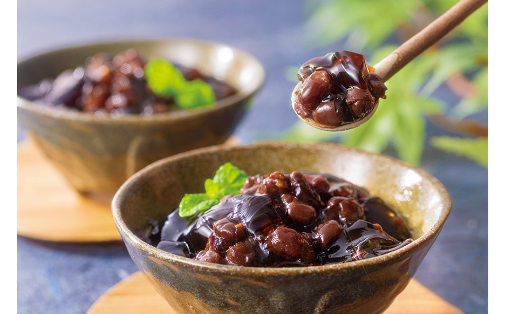 「ボンタイン珈琲」　炭焼き珈琲寒天ぜんざい　8個入り