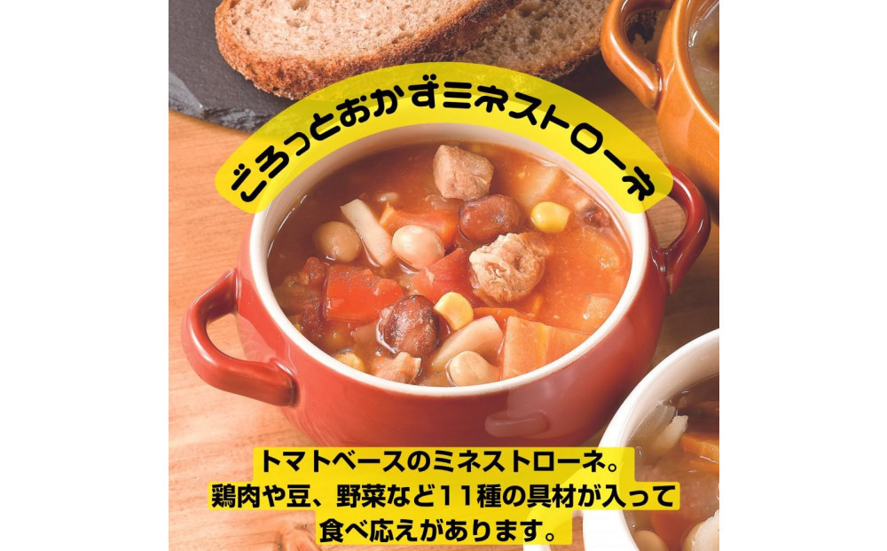 3種のごろっとおかずスープセット　12袋(3種×4袋)　