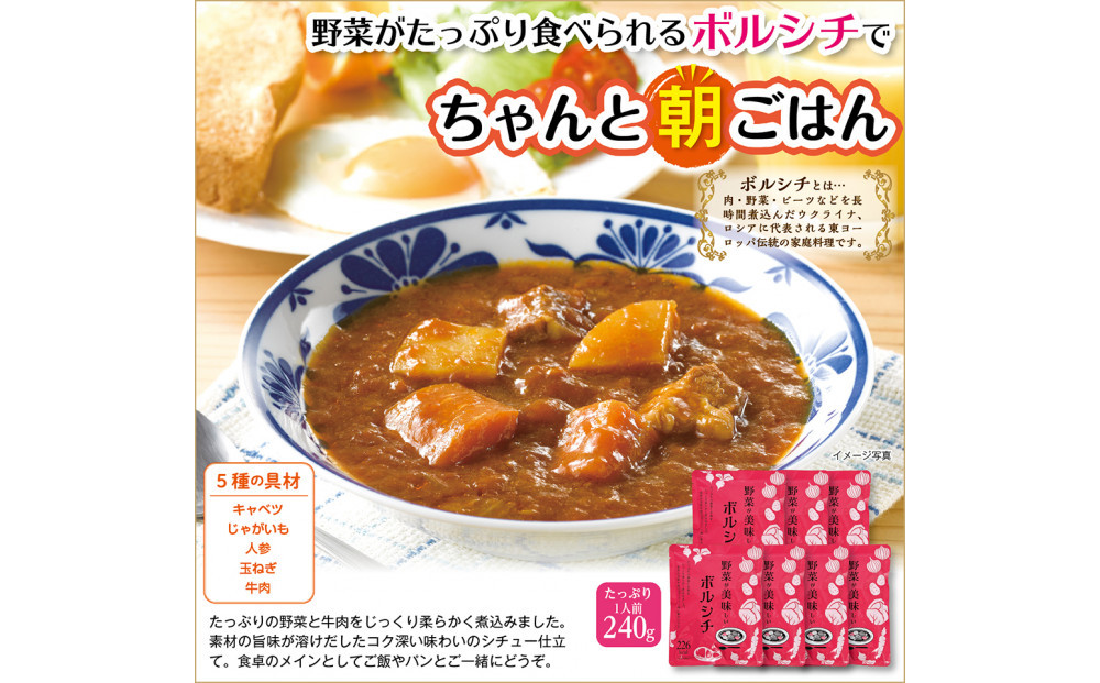 野菜が美味しいボルシチ　240g×7袋