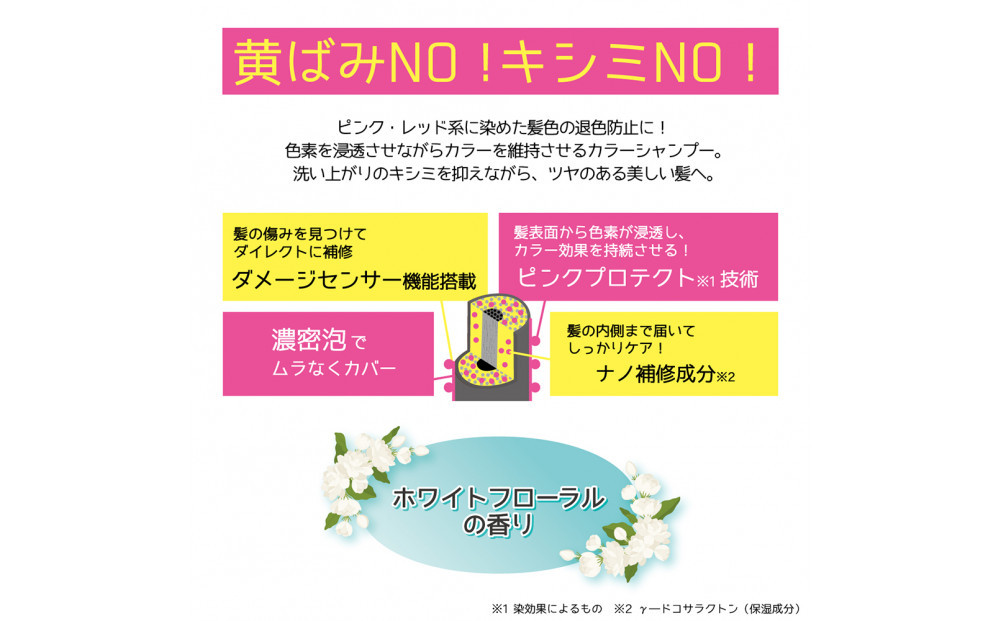 Tottimo! カラーシャンプー　ピンク　500ml