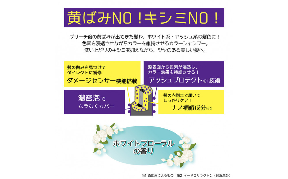 Tottimo! カラーシャンプー　ムラサキ　500ml